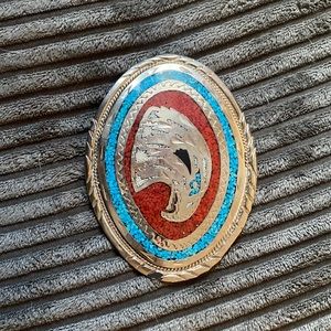 Turquoise Belt Buckle